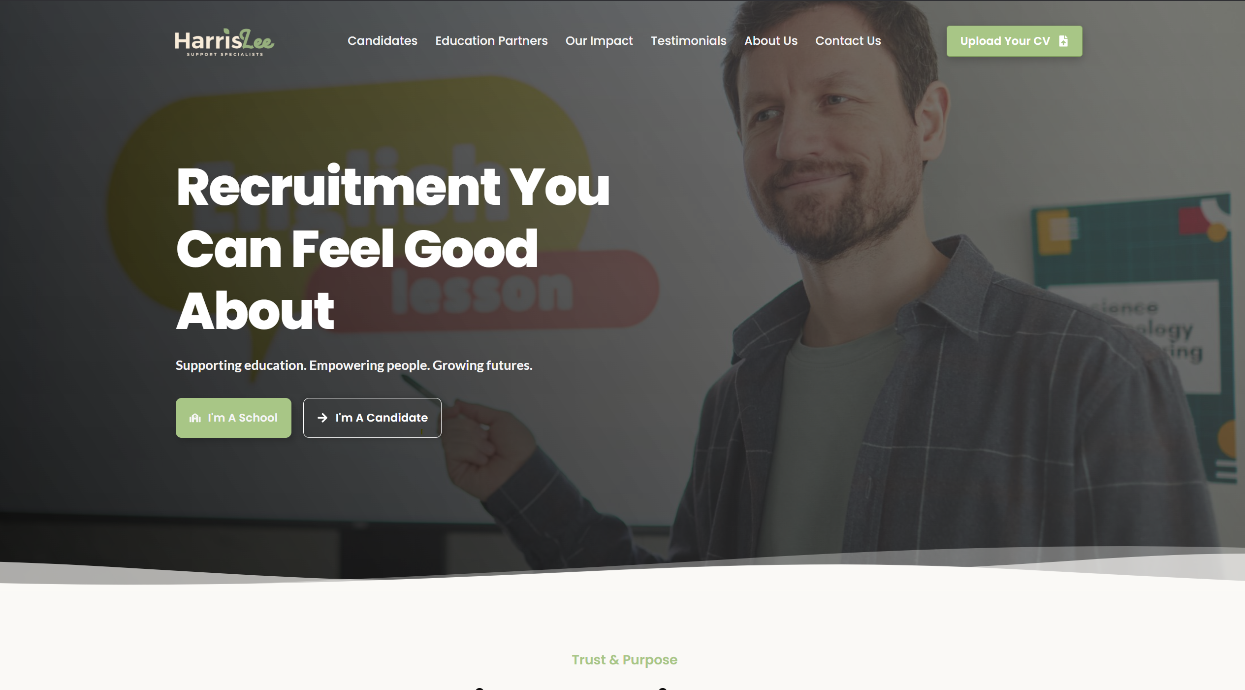 Harris Lee Recruitment website