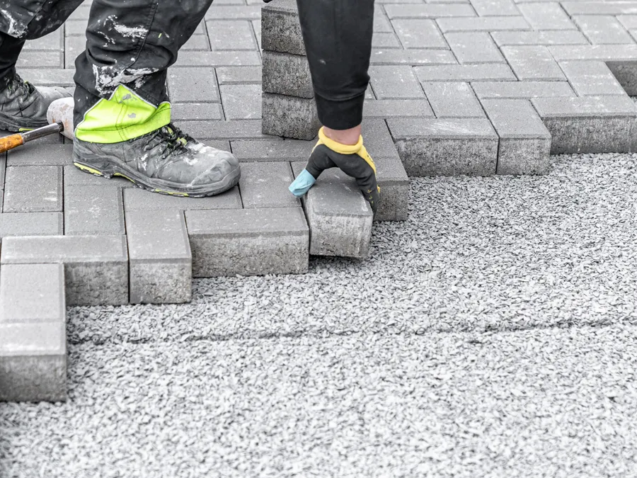 Driveway & Paving Specialists at work in Cornwall